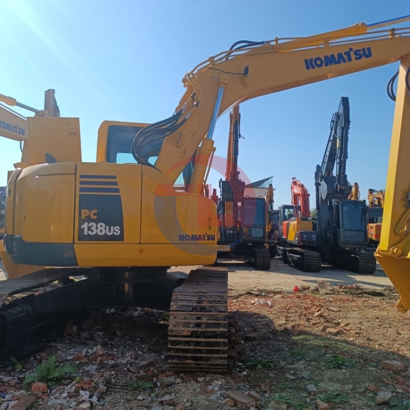 Used 13Ton PC138us Excavator Second Hand Crawler Digger For Sale