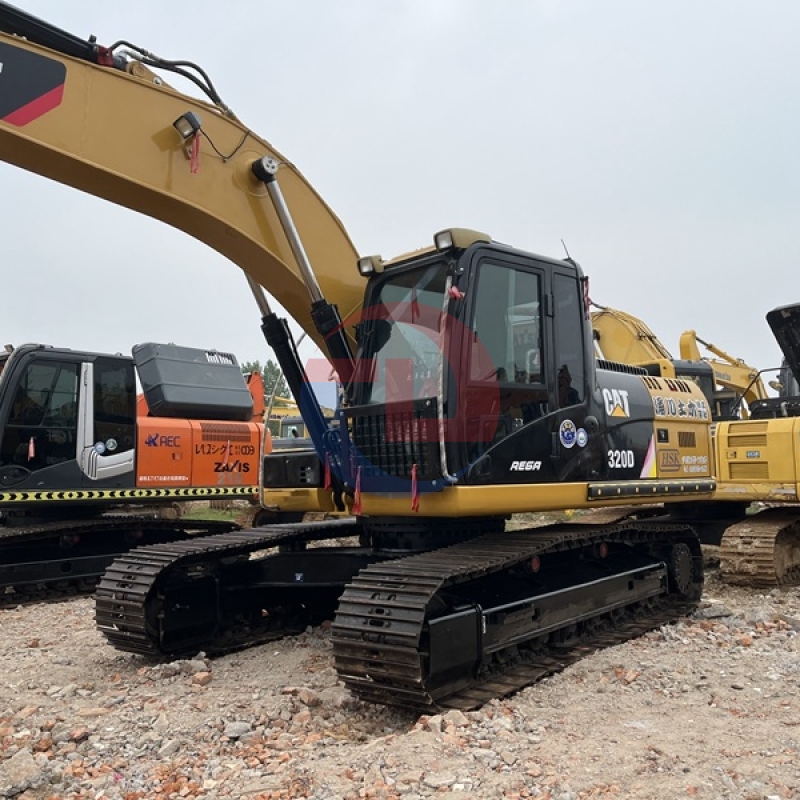 20 Ton Used CAT Excavator 320D Repossessed Earthmoving Equipment