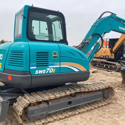Free Shipping Original Low Price Used Excavators Good Condition Sunward Swe70E