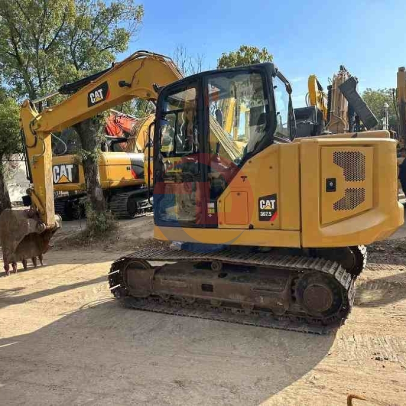 High Performance Caterpillar 307.5 Pre Owned Mini Excavator Used Micro Excavator