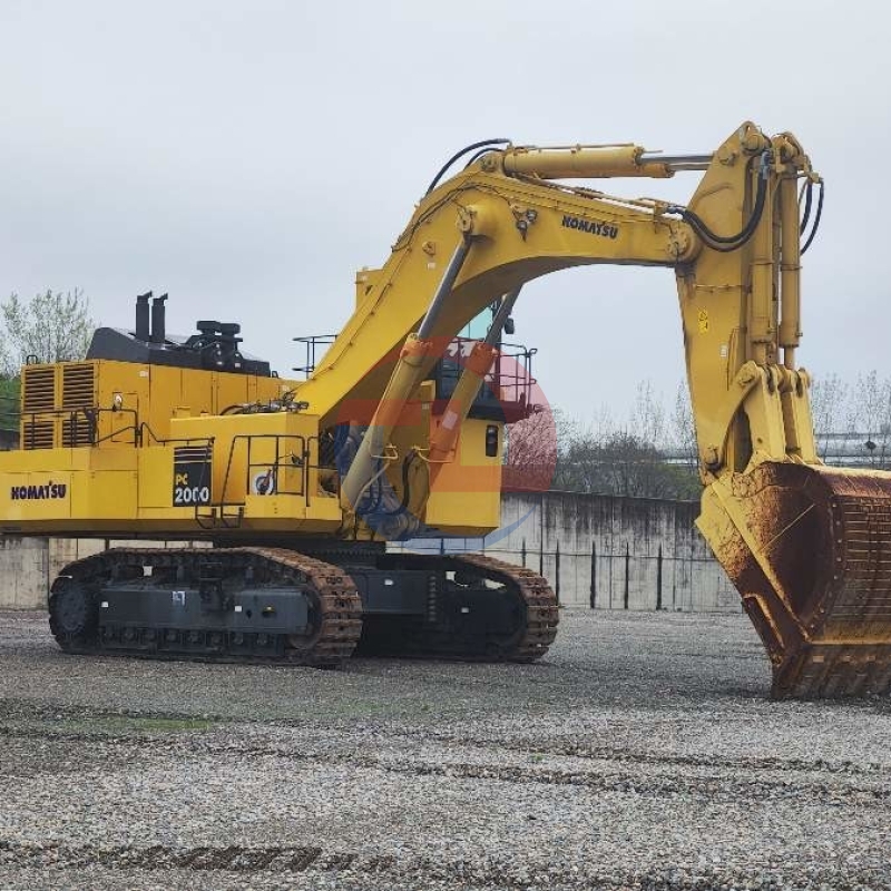 Original Second Hand Komatsu Excavator PC2000-8 Large Earth Moving Machinery