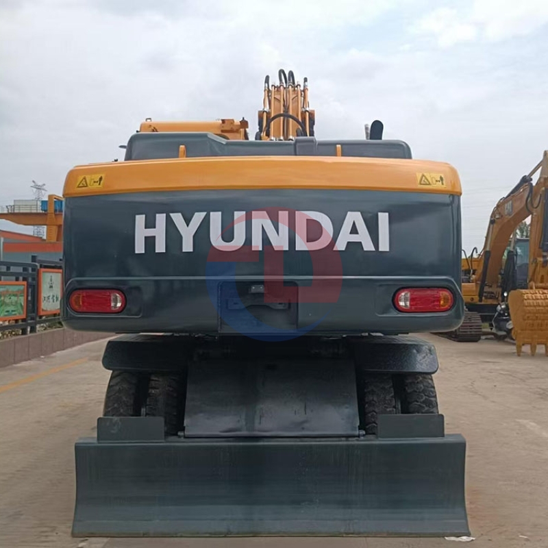 Mining Used Hyundai 210W-9 Wheel Digger For Sale Price Second Hand Excavator
