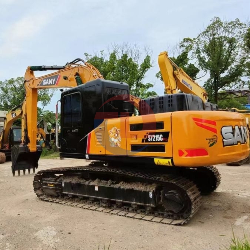 Hydraulic Used Sany Excavator SY215C 118KW 21900KG for sale