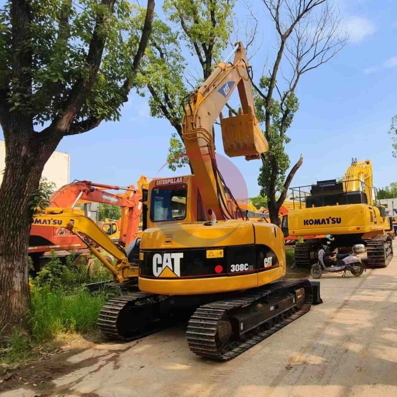 Crawler Hydraulic Used CAT Excavator Japan Original CAT 308C For Digging