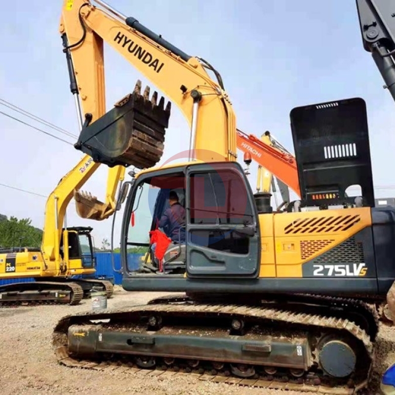 Original Hydraulic Used Hyundai Excavator R275vs Cummins Engine