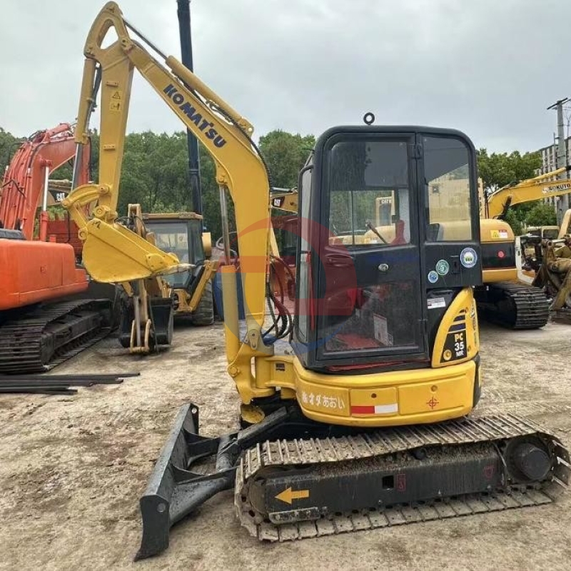 Japan Original PC35 Komatsu Used Equipment Secondhand Mini Excavator Crawler