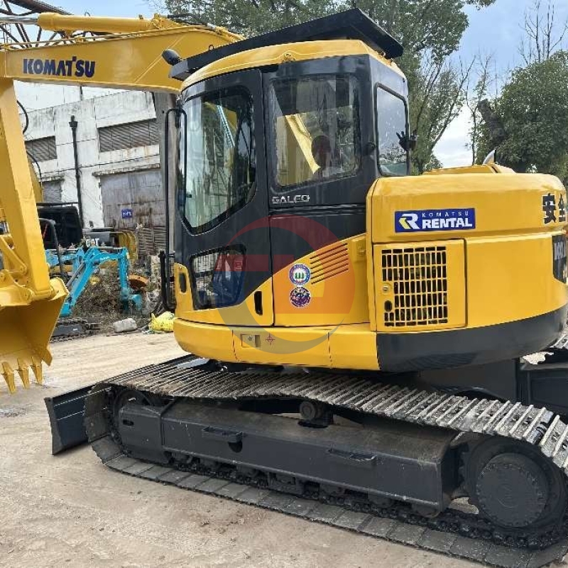 Japanese Used Komatsu Excavator PC128US Repossessed Mini Crawler