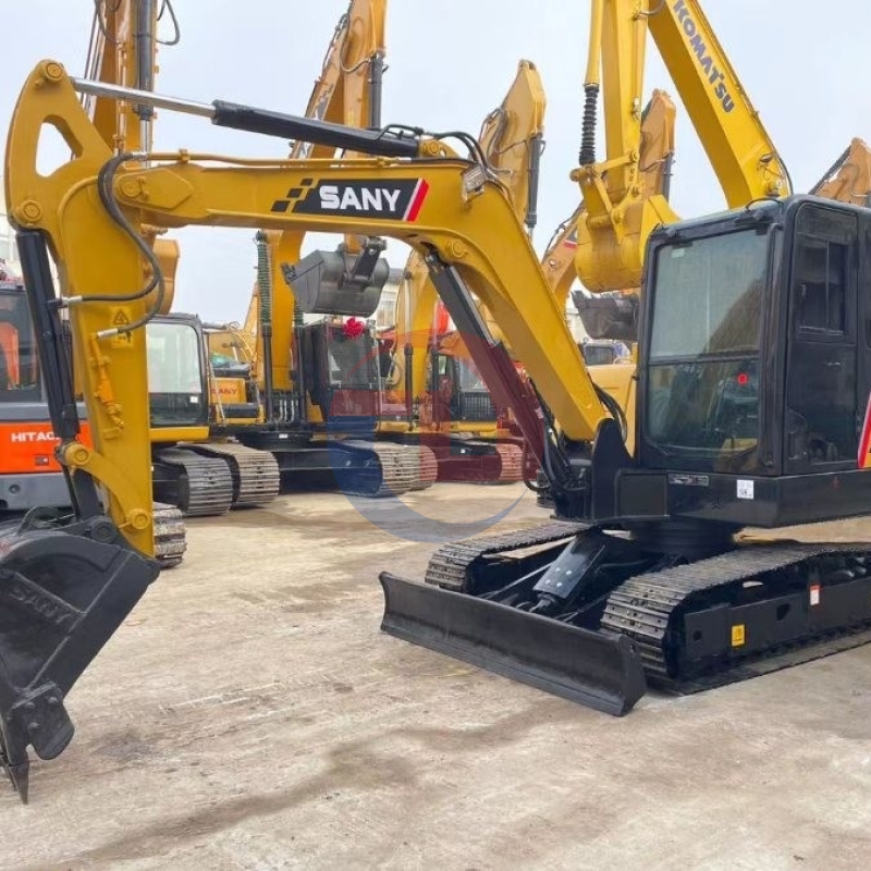 Sany SY60C Second Hand Diggers Mini Excavator For Earth Removal