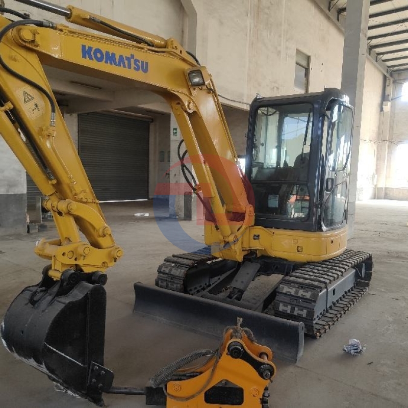 Small PC50 Used Komatsu Excavator Crawler 2400RPM For Agricultural