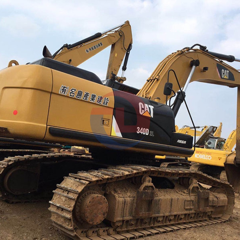 Large Caterpillar Used CAT 340D2L Excavator Secondhand 40 Ton Crawler Hydraulic Digger For Construction Work