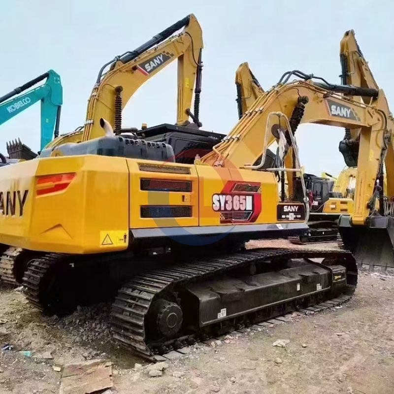 Bucket Rod Digging Force 180kN SANY 365H Used Crawler Excavator Engine Cooled to 50℃ in Desert Test