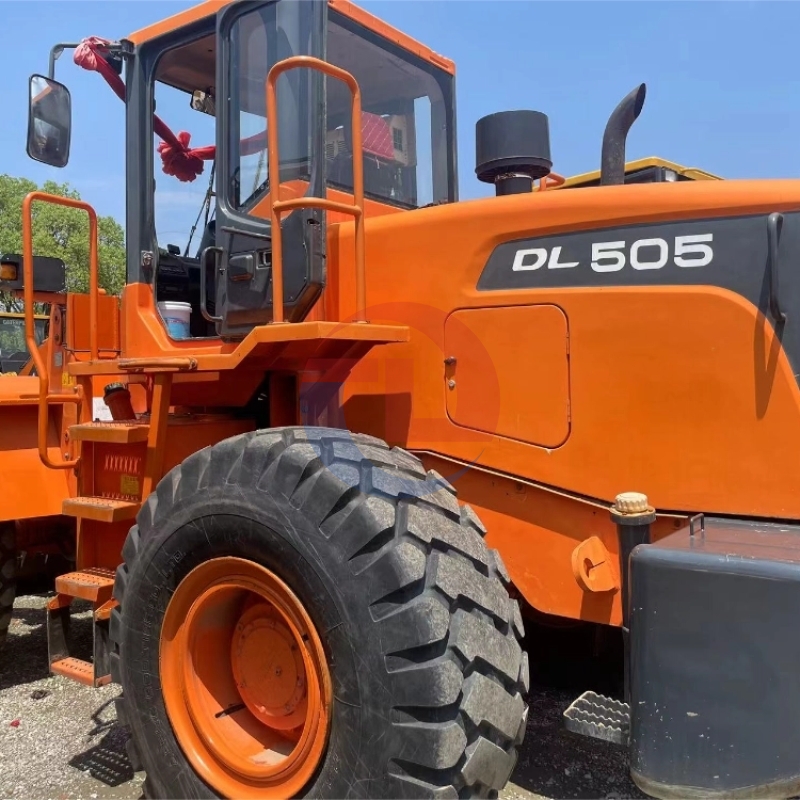 Original Used Loader Doosan Construction Machine Second Hand Excavator Doosan Dl505