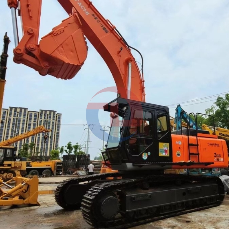 Large Scale Repossessed Hitachi Zx450 Equipment Trader Excavator 45Ton Isuzu Engine