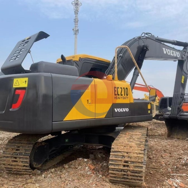 Tracked Used Volvo Excavator EC210 20Ton Earth Removal Equipment