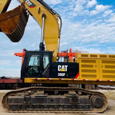 Used Heavy Caterpillar Construction Mining Rock Machinery 390F Digger Excavator