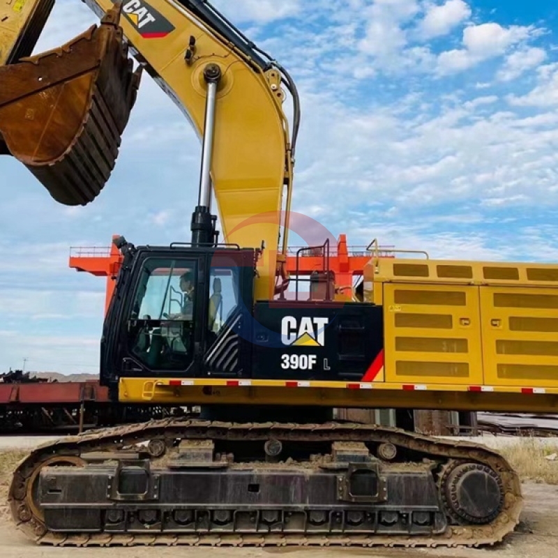 Used Heavy Caterpillar Construction Mining Rock Machinery 390F Digger Excavator