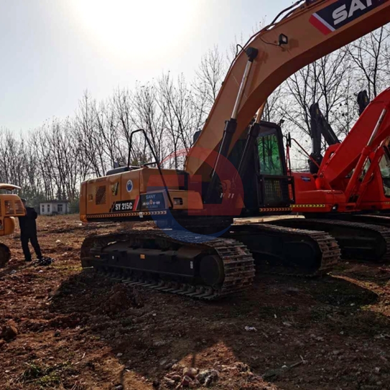 118KW 21900KG Hydraulic Used Sany Excavator SY215C SY215CPro