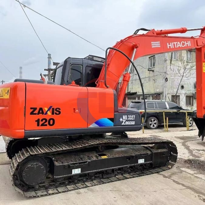 12200KG Hydraulic Second Hand ZX120 Hitachi Excavator Crawler Diggers 120