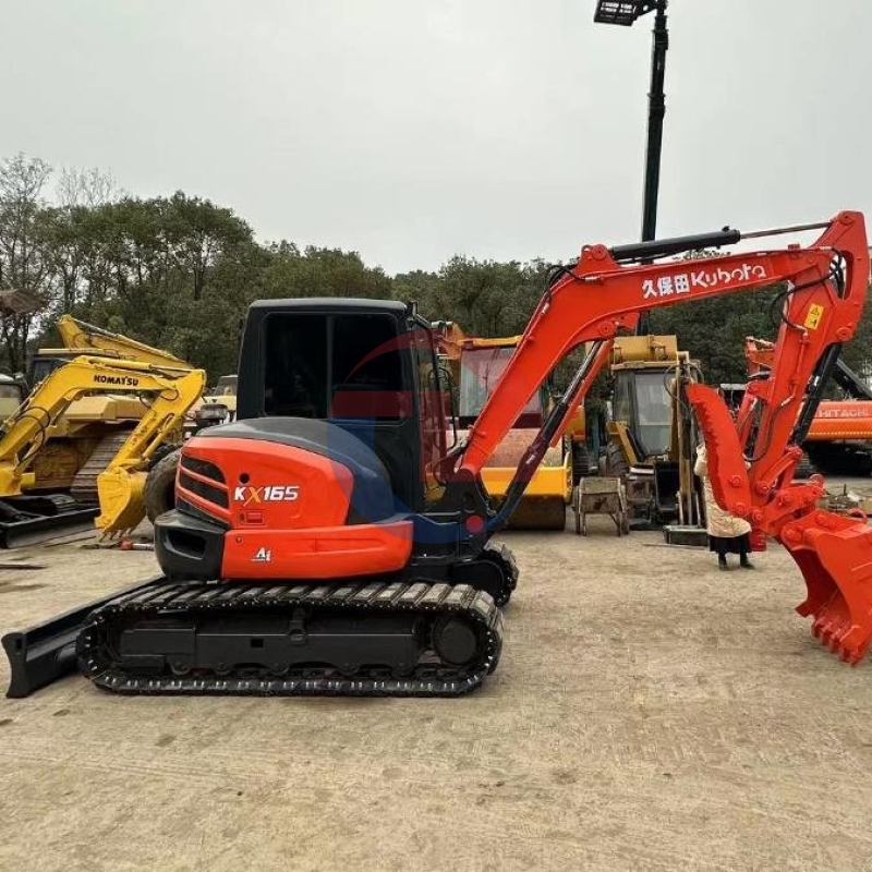 Municipal Engineering Used Kubota Excavator Kx165 Kx163 Kx155 Mini Digger