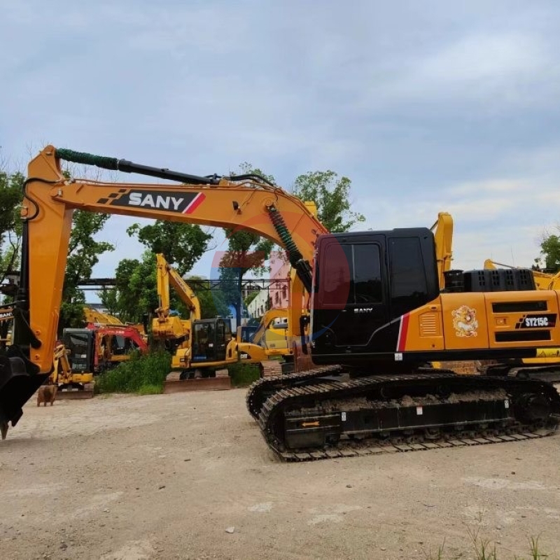 Hydraulic Used Sany Excavator SY215C 118KW 21900KG for sale