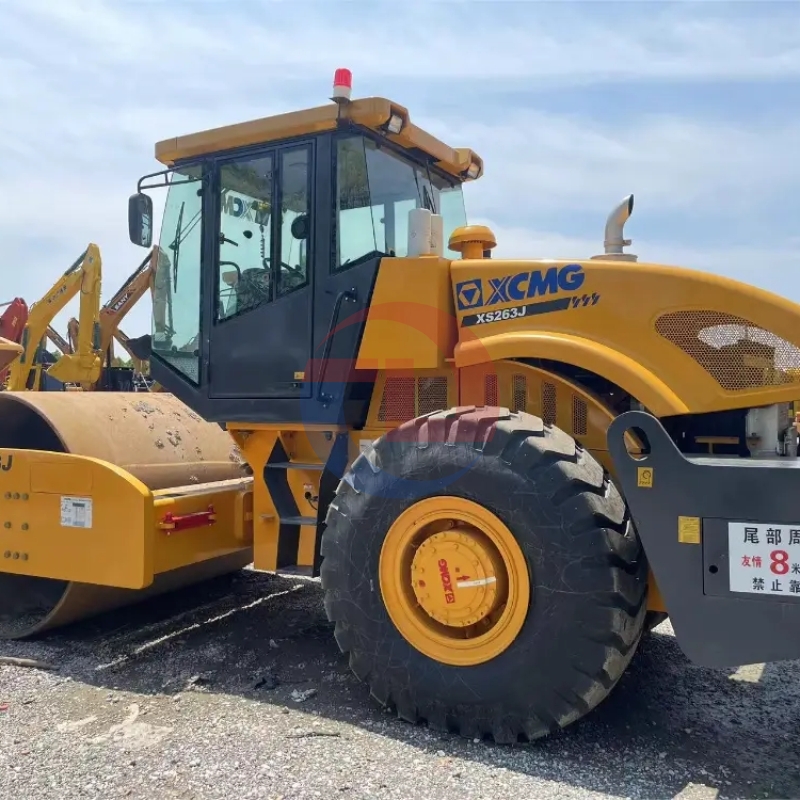 XCMG Official XS263J Used Compactor Road Roller 26 Ton Vibratory Roller