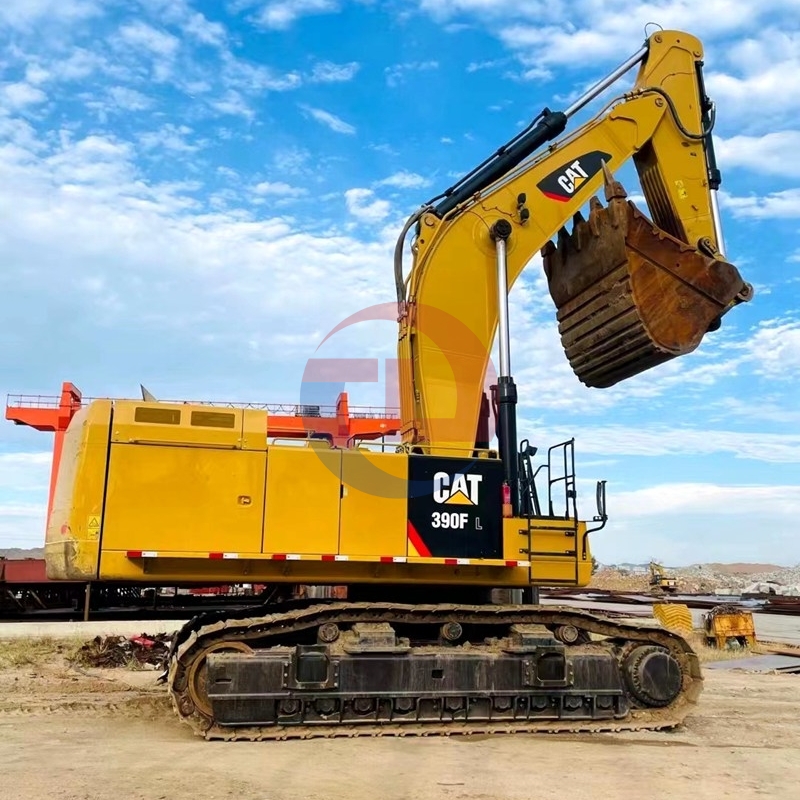 Used Heavy Caterpillar Construction Mining Rock Machinery 390F Digger Excavator