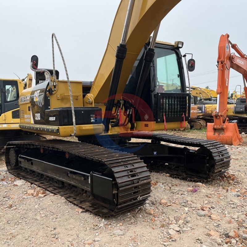 20 Ton Used CAT Excavator 320D Repossessed Earthmoving Equipment