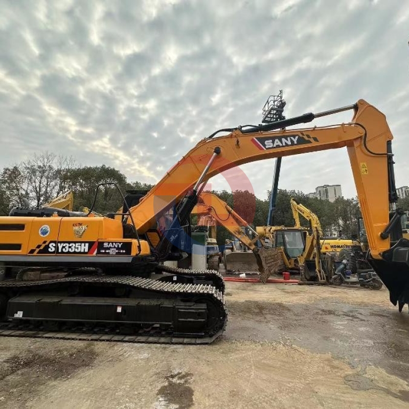 Repossessed SY335H Used Sany Excavator Crawler Digger For Construction