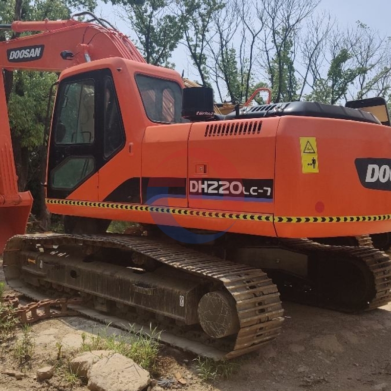 Korea Used Doosan Excavator DH220LC Crawler Machine For Mining