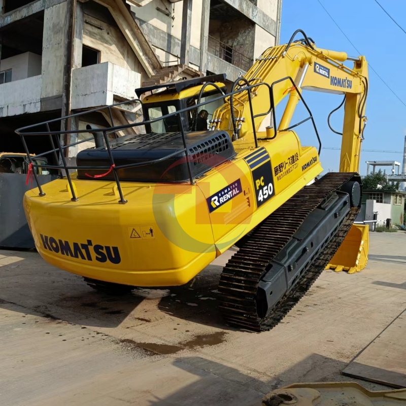 Used Japan Second Hand Komatsu PC450-7 Digger 45 Ton Excavator Machine