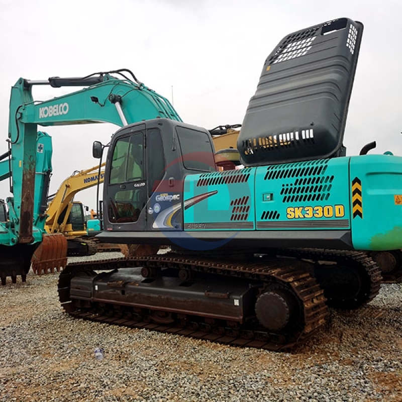 SK330-8 Old Kobelco Excavator Hydraulic Crawler Earth Moving Equipment