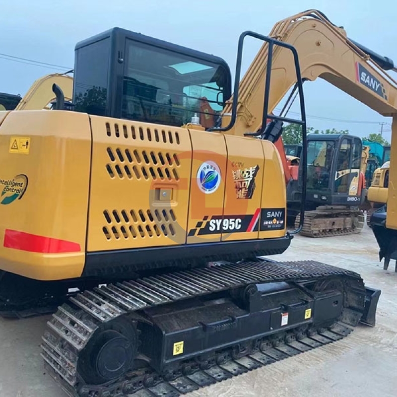 User Friendly Sany SY95C Mini Used Excavator Second Hand Digger 9.5Ton