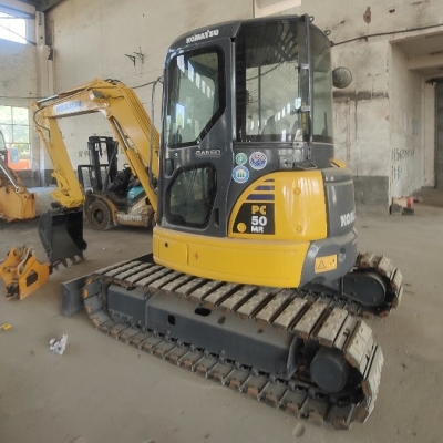 Small PC50 Used Komatsu Excavator Crawler 2400RPM For Agricultural