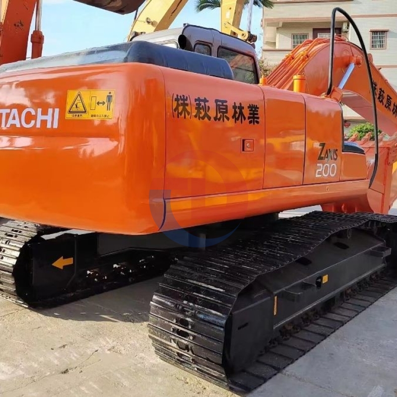 Hitachi Zx200 2nd Hand Excavator 20 Ton Repossessed Construction Digger Machine