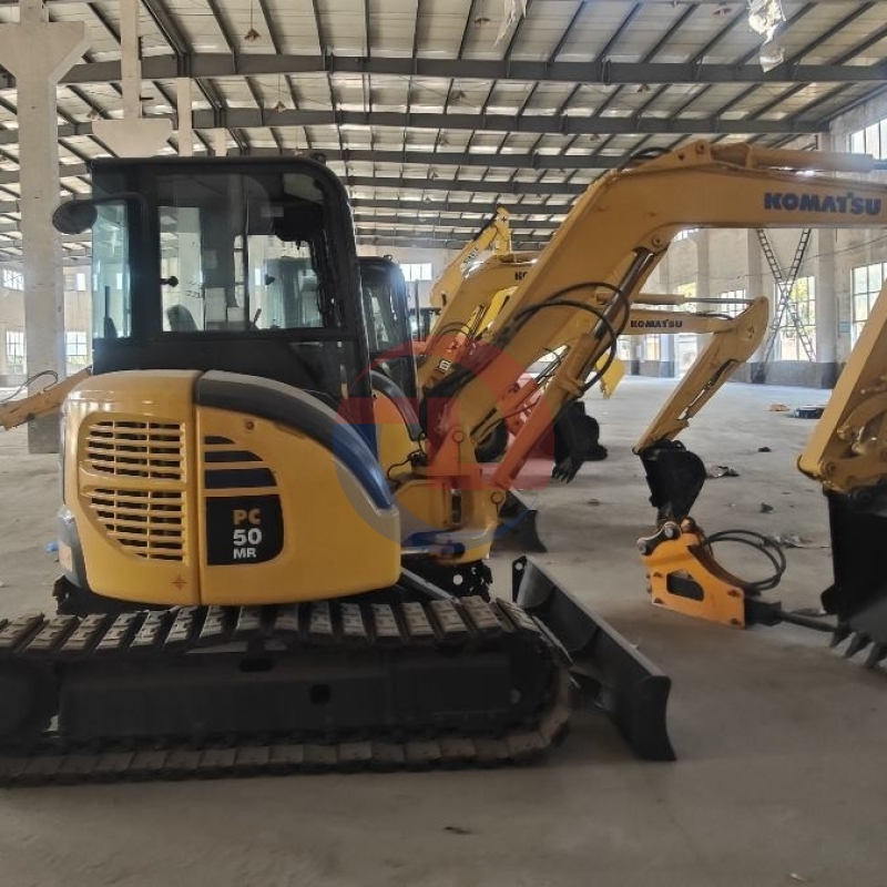 Small PC50 Used Komatsu Excavator Crawler 2400RPM For Agricultural