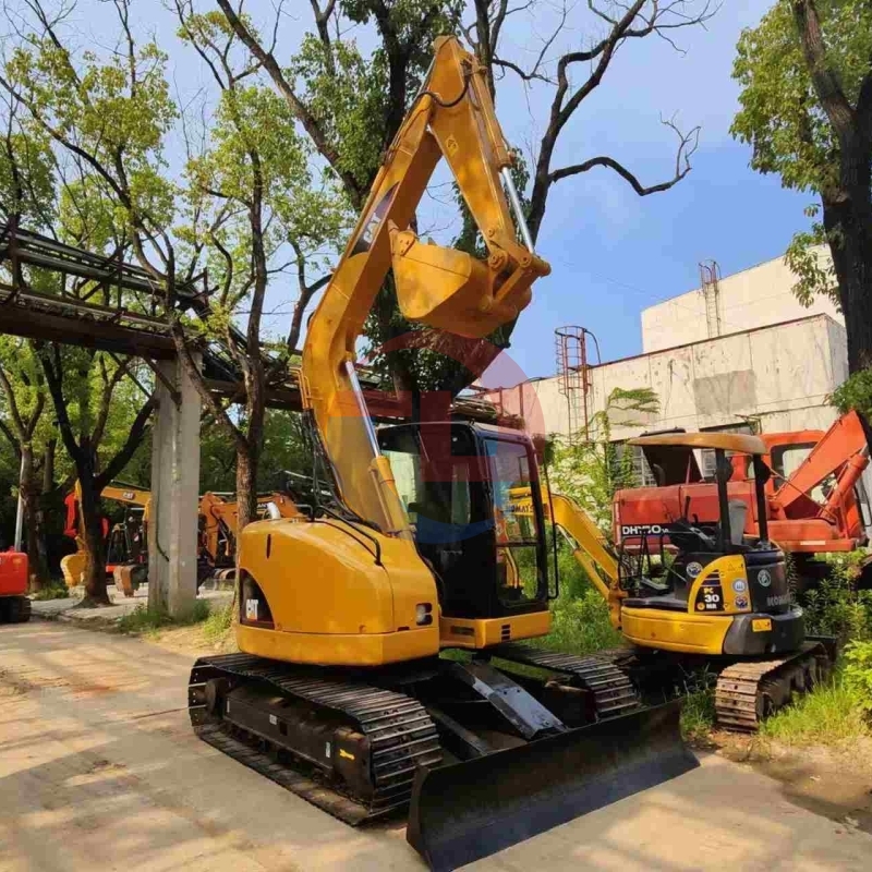 Crawler Hydraulic Used CAT Excavator Japan Original CAT 308C For Digging