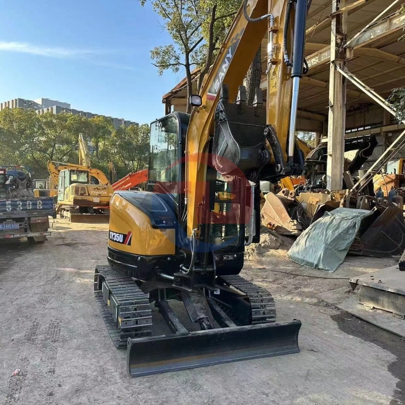 Sany SY35U Equipment Trader Mini Excavator Second Hand Construction Machinery