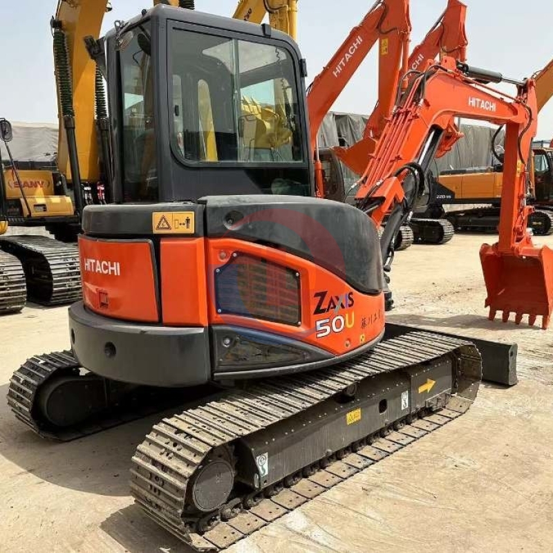 Mini ZX50U Hitachi Excavator Used Construction Machinery 5T ZX50
