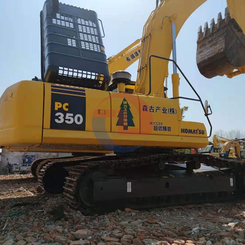 High Performance Used Komatsu PC350-7 Excavator 35 Ton Japan Original Second Hand High Quality Engine Gearbox Gear-Stock