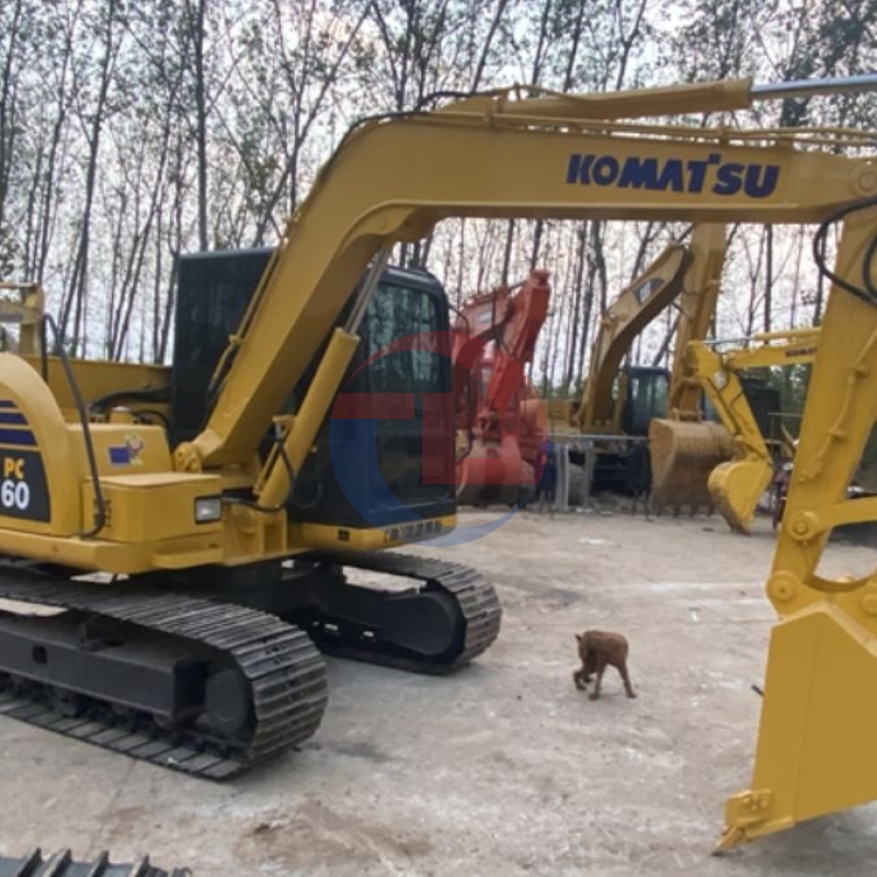 6T Turbocharged Used Komatsu Excavator PC60 Hydraulic Crawler
