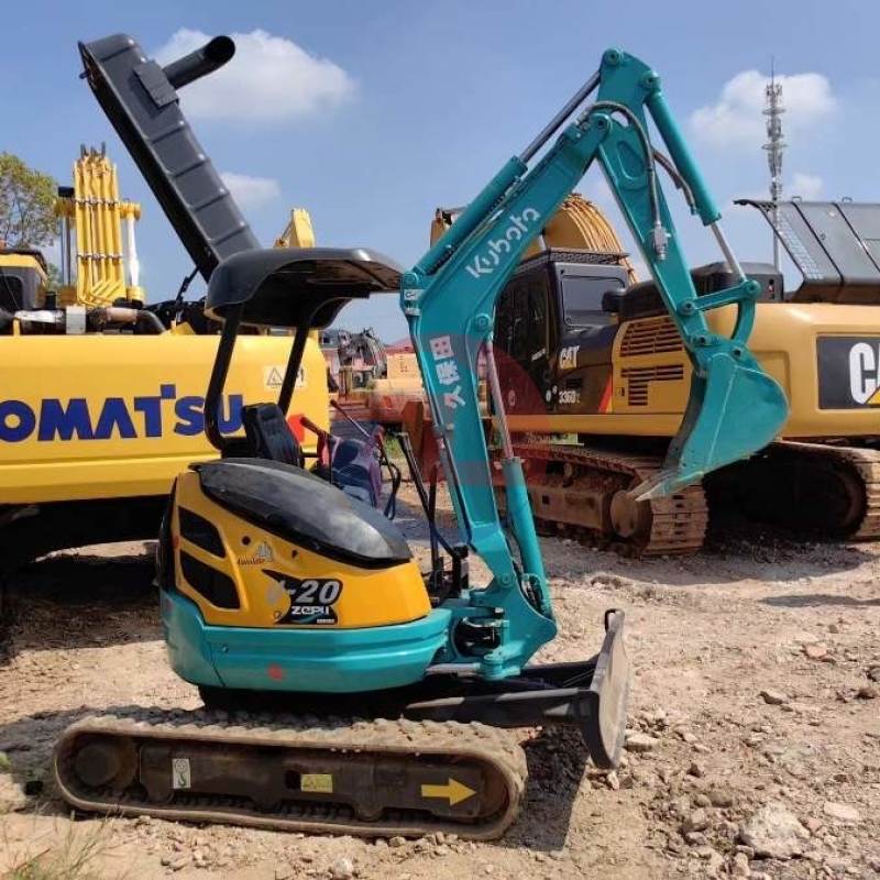 2200KW Kubota U20 Used Kubota Excavator 2 Ton Mini Japanese Original