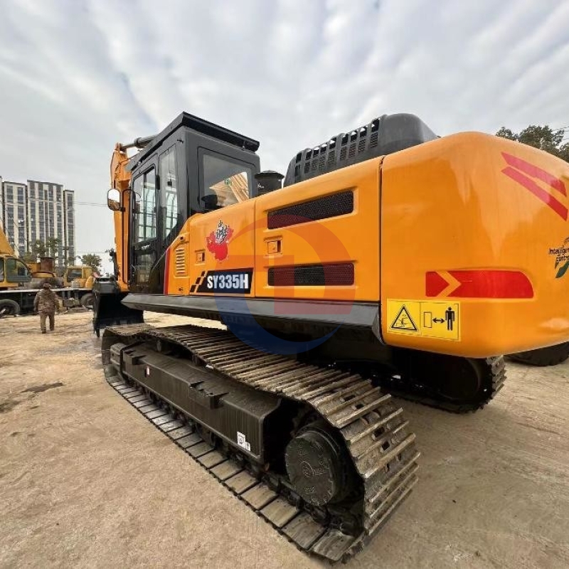 Repossessed SY335H Used Sany Excavator Crawler Digger For Construction