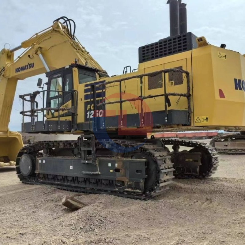 Hydraulic Used Komatsu Excavator PC1250 Crawler Large Digging Machine