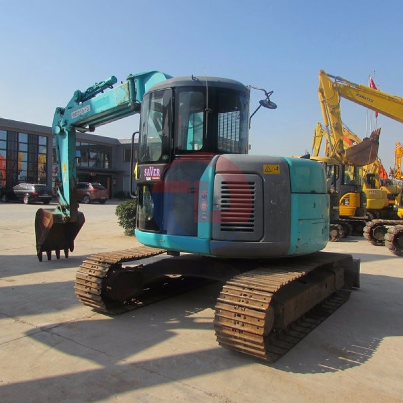 used digger excavator Kobelco SK75 secondhand 7.5ton excavator for sale