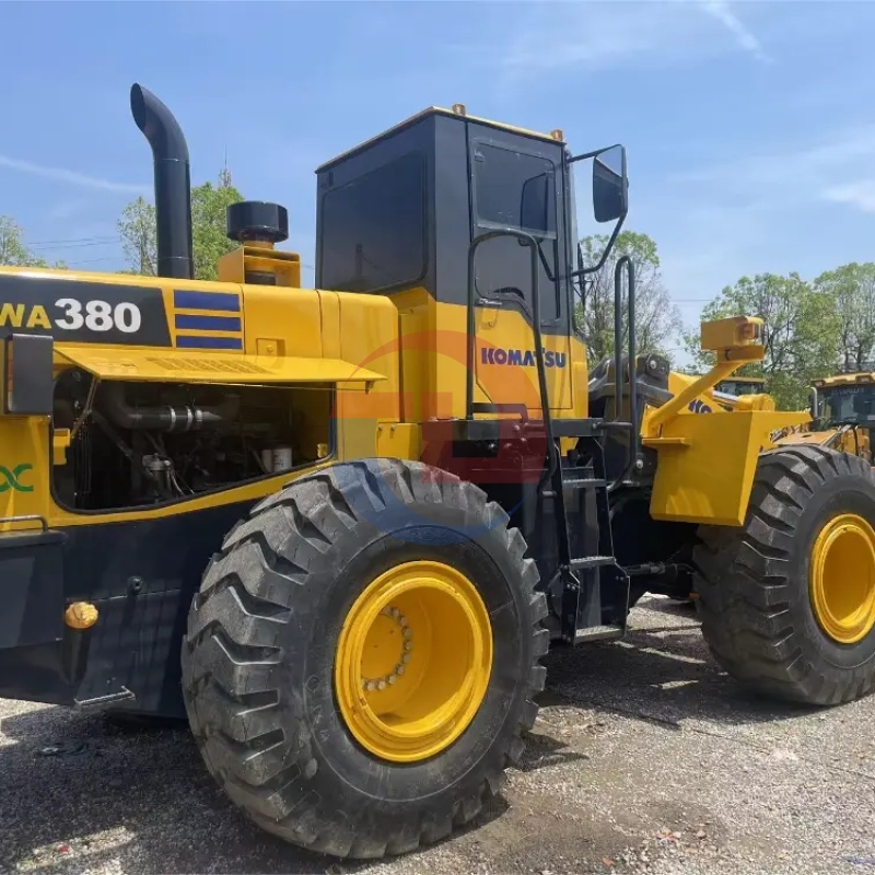 Engineering 143KW Used Komatsu Wheel Loader WA380 17 Tons