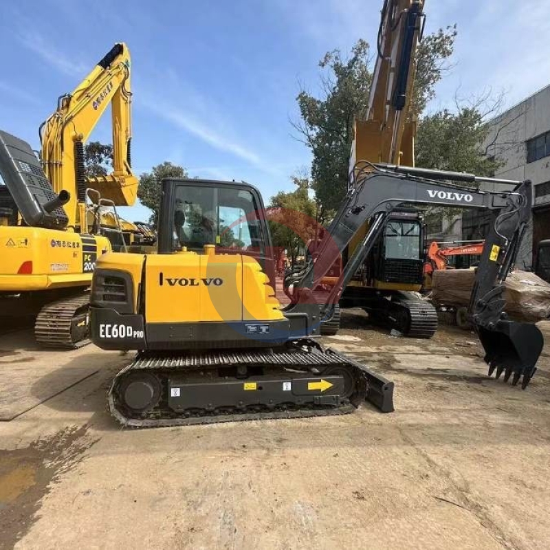 Original Mini Used Volvo EC60D Excavator Pre Owned Crawler 6ton