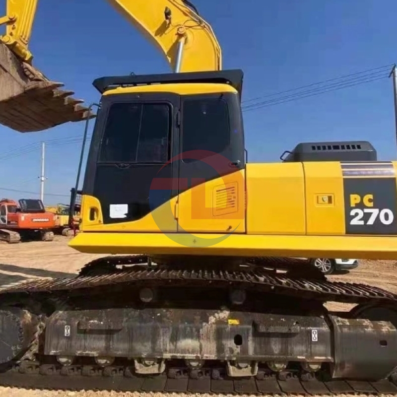 Durable Second-hand KOMATSU Excavator PC270 Komatsu Used Digger PC270-7 Crawler Hydraulic Good Quality Pc270 for Hot Sale