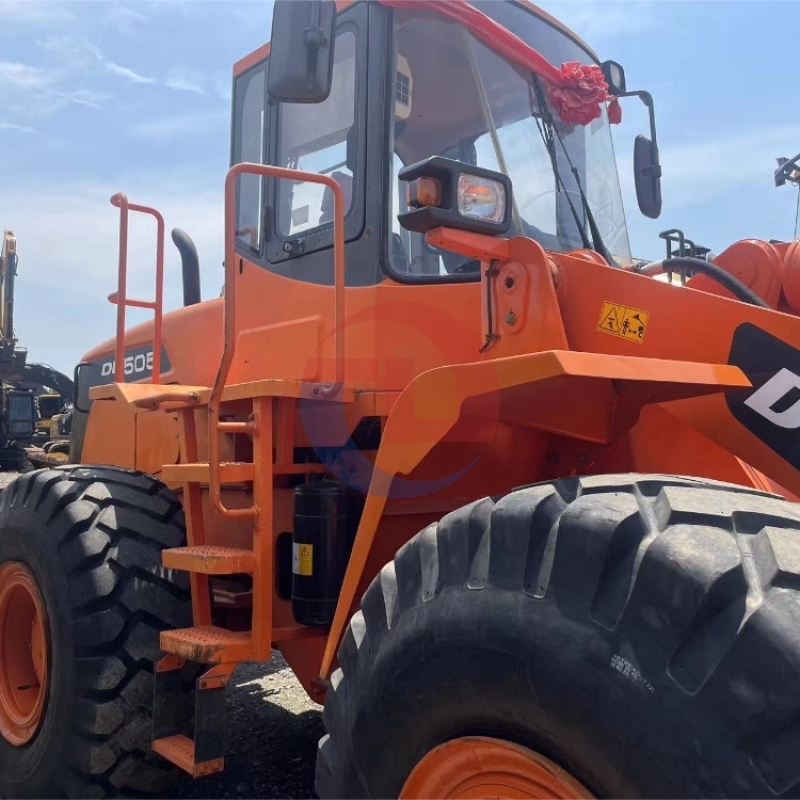 Original Used Loader Doosan Construction Machine Second Hand Excavator Doosan Dl505