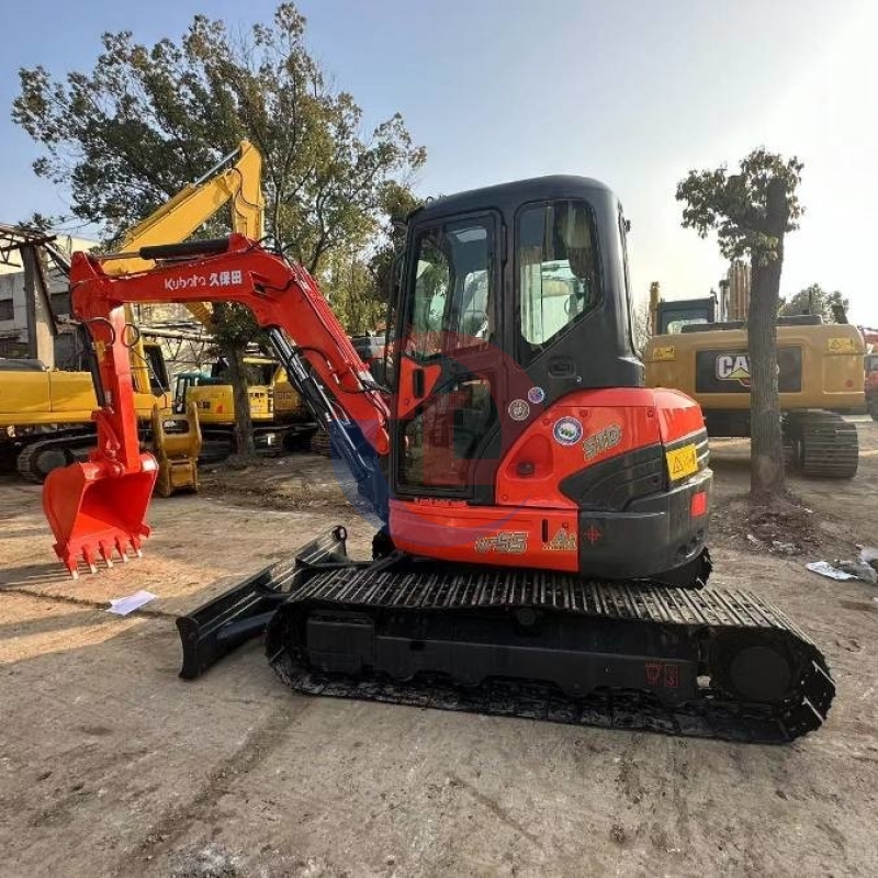 48HP Used Old Kubota Excavator U55-4 Second Hand Diggers Original Japan