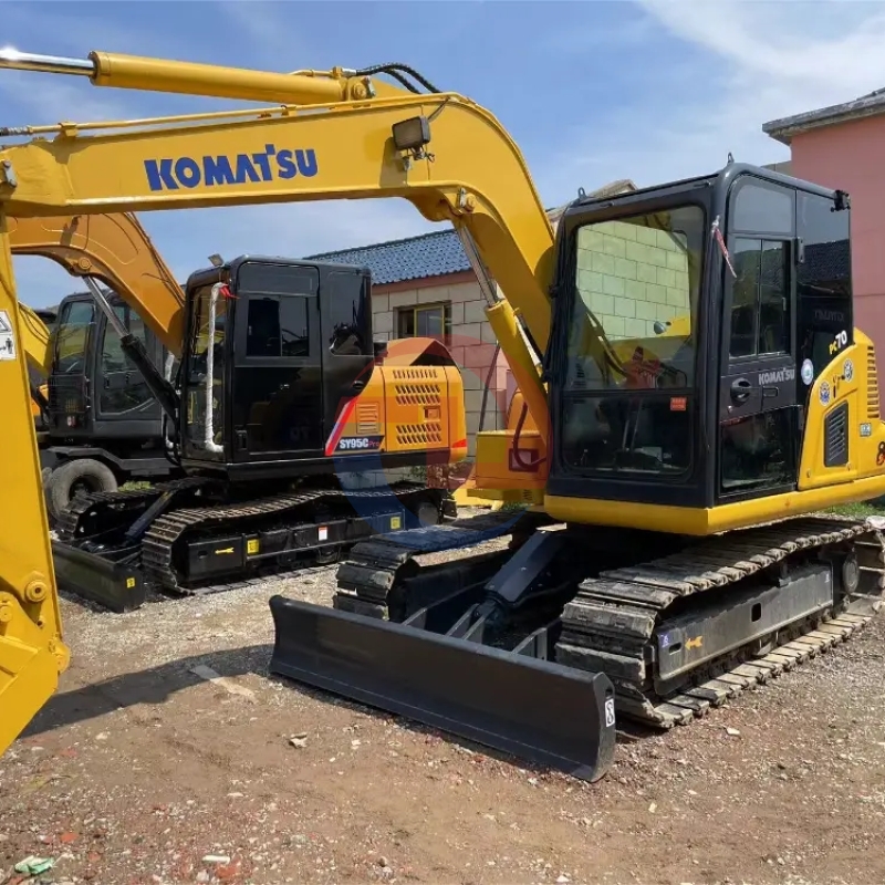 Cheap Used KOMATSU Crawler Mini Crawler for the Construction Work Excavator PC70-8 KOMATSU PC70